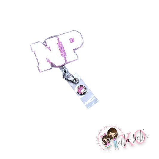 NP Pink Badge Reel