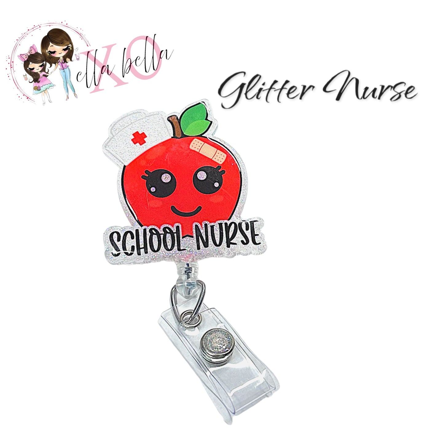 School Nurse Badge Reel