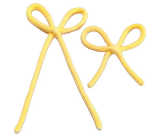 Yellow Dainty Spring Bow